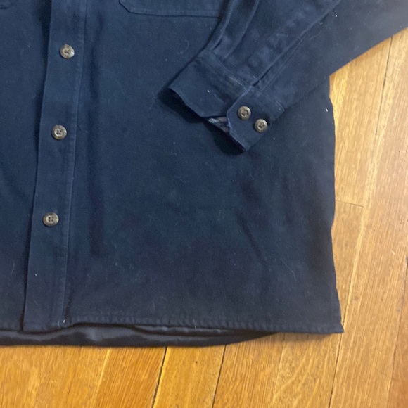 Levi Strauss & Co  Shacket Men’s Medium Heavy Shirt/Jacket Lined Pockets Blue - Picture 6 of 13